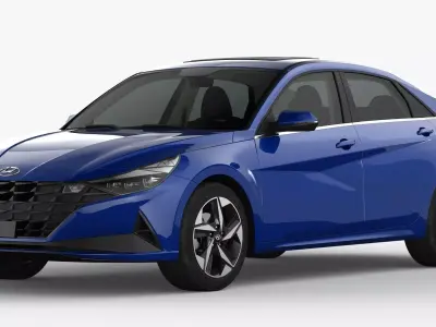 Hyundai Elantra 2021 3D model