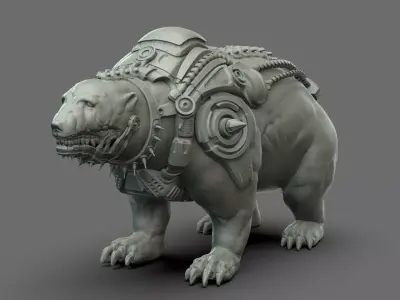Soleucy - Bear - Hunter Pet 3D model