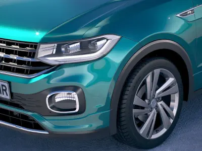 Volkswagen T-Cross 2019 3D model