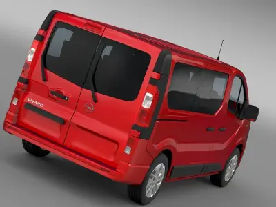 Opel Vivaro 2017 3D model