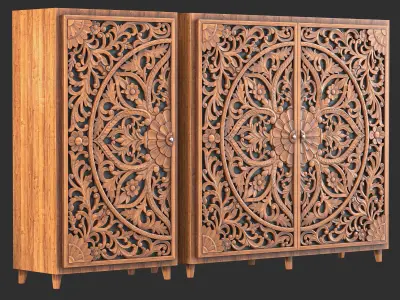 Dresser Set Ornament Vol-01 3D model