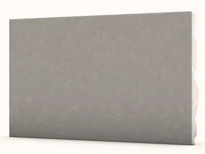 Dense Rubble Stone Wall Segment 3D model
