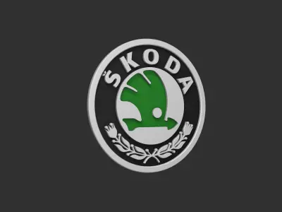 Skoda Logo 3D print model