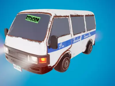 Cartoon pirate combi 3D model