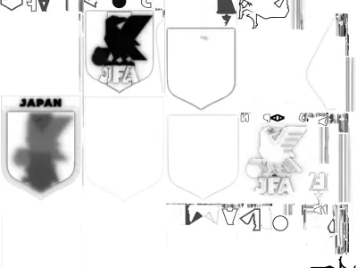 logo Japan Football Association - JFA 3D model