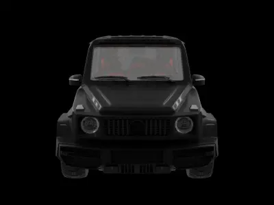 Mercedes-Benz G class with Interior 3D model