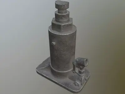 Car jack Low-poly 3D model