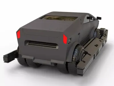 Amphibious Car 3D model