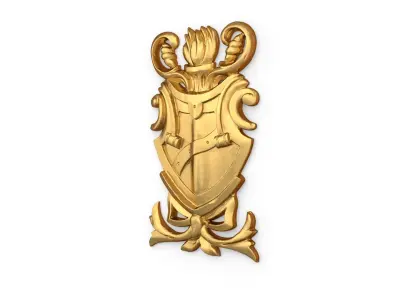 Classic decor ornament 320 3D model