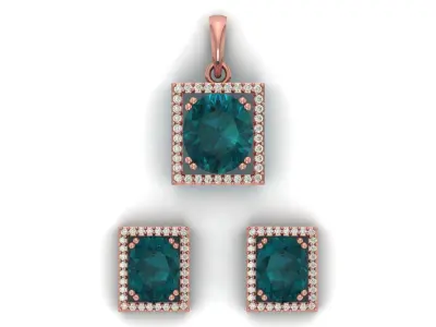 Pendant Set 3D print model buy