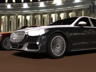 Mercedes Maybach 2022 3D model