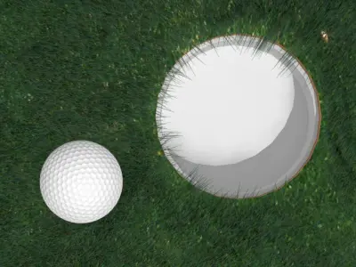 Golf ball 3D model