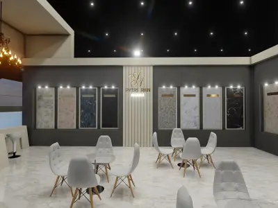 12x15 Exhibition Stand  3D model