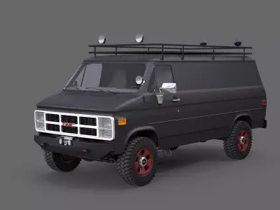 GMC Vandura 1983 4x4 3D model