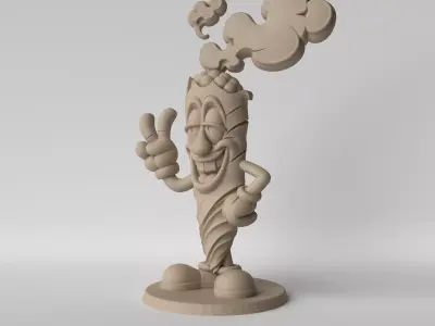 Joint Buddy  The Chill Mascot 3D print model