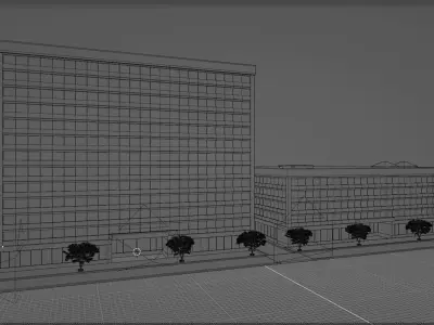 Office Building 3D model 430