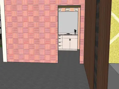 Party Farm House 3D SketchUp model 3D model