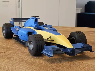 Formula 1 Renault R25 F1 car -  1-10 Scale 3D print model