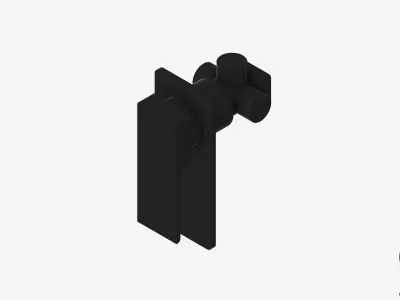 Wall Mixer Tap - Luxury - Glide Low-poly 3D model