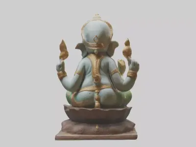 Ganeshastatue Model Low-poly 3D model