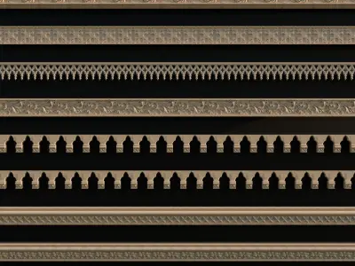 Ornament Pack Vol 10 - Greek Gothic 3D model