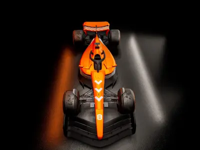 F1 3D model Low-poly 3D model