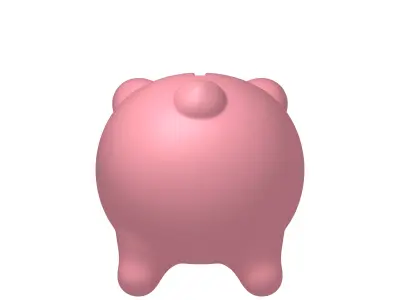 Piggy Bank 3D model