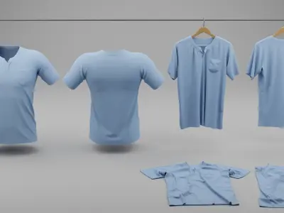 Jersey Mockup 1 3D model