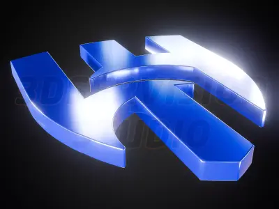 Al Hilal logo - Cinematic - 3D print 3D model