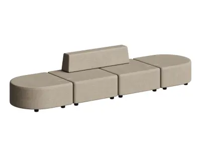Sitland Lido Sofa 3D model