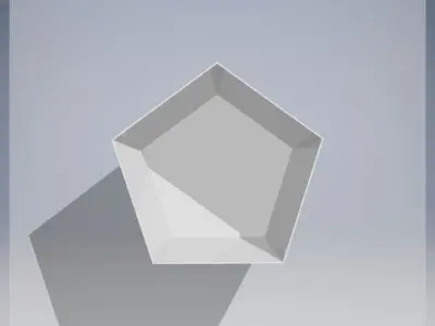 Pentagon Vase Free 3D print model