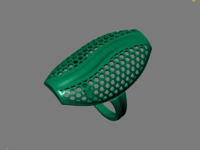 Women Plain Ring Ready STL Models Womens Ring 3d models 3D print model 22