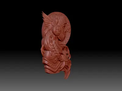  Viking Woman 3D print model