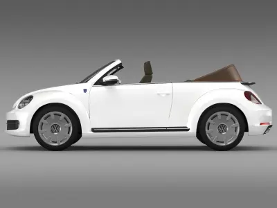 Karmann Beetle Cabrio 2014 3D model