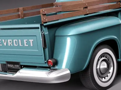 Chevrolet pickup 1957 3D model
