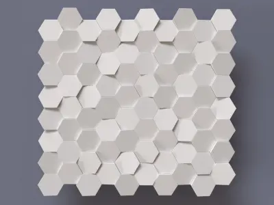 Wall Panels Pack by Niron gypsum 3d panels  3D model