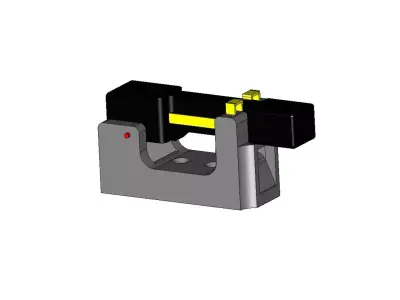 SPST Lever Switch  3D print model