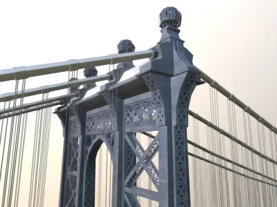 Manhattan Bridge 3D model