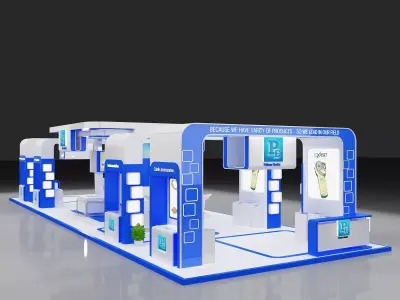 Booth Exhibition Stand a275 3D model