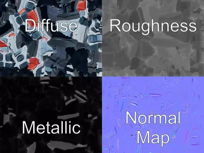 Premium Running Sneaker Engineered Mesh model pack Low-poly 3D model