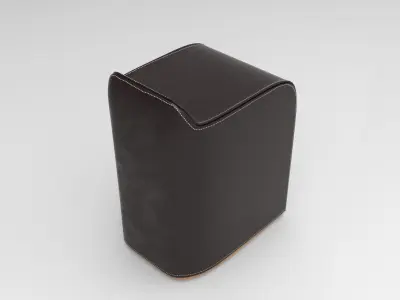 Sive Pouf Low-poly 3D model