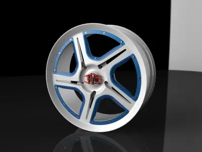Car Wheel ABL-R01 Rim Free 3D model
