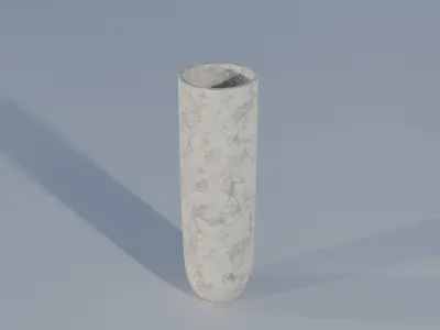 set of 5 flowerpots 3D model