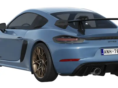Porsche 718 Cayman GT4 RS 2022 3D model