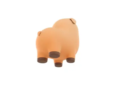 Goat Character 3D model