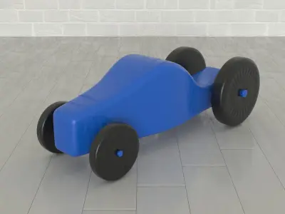 Toy Car Free low-poly 3D model