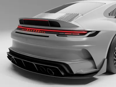 Porsche 911 Rocket 900 R 3D model