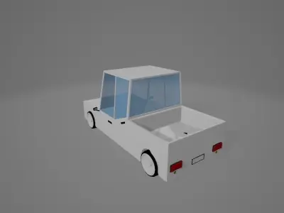 Little Low-detail suitable vehicle package 3D model