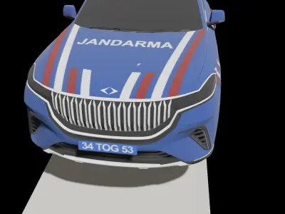 TOGG- Jandarma Car 3D model