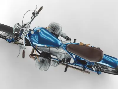 Motorcycle cafe racer 3D model